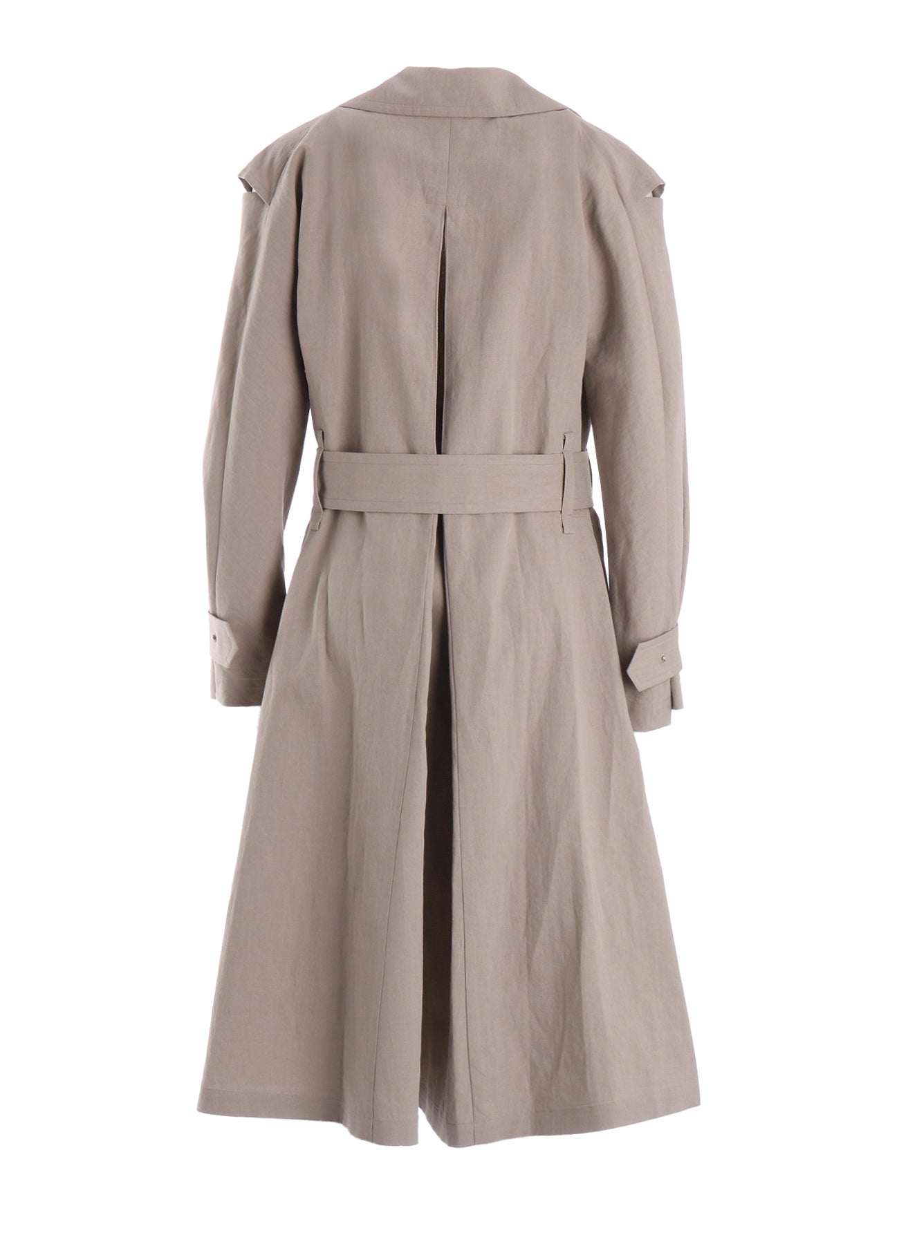 C/Li POPLIN WRAP TRENCH COAT
