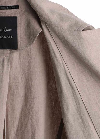 C/Li POPLIN WRAP TRENCH COAT