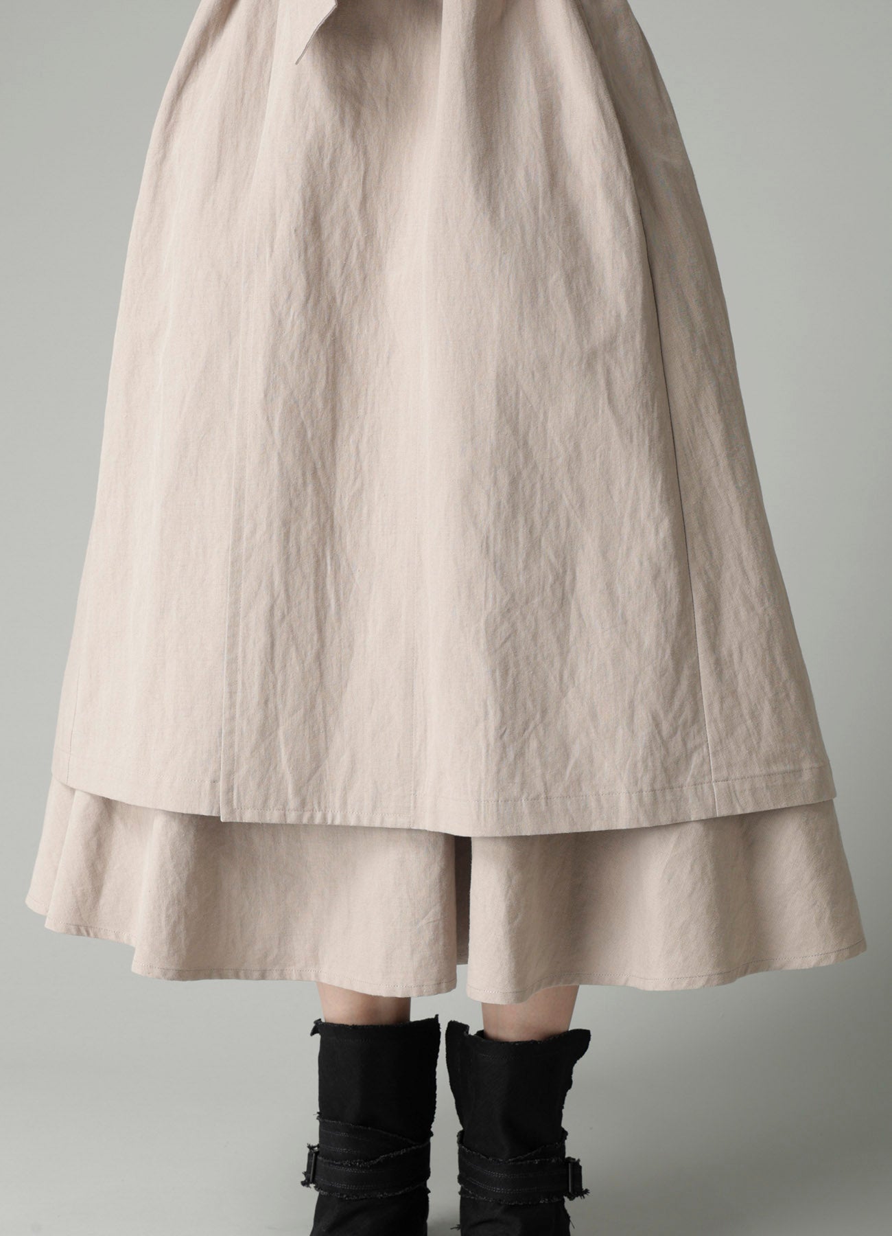 C/Li POPLIN WRAP TRENCH COAT