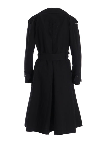 C/Li POPLIN WRAP TRENCH COAT