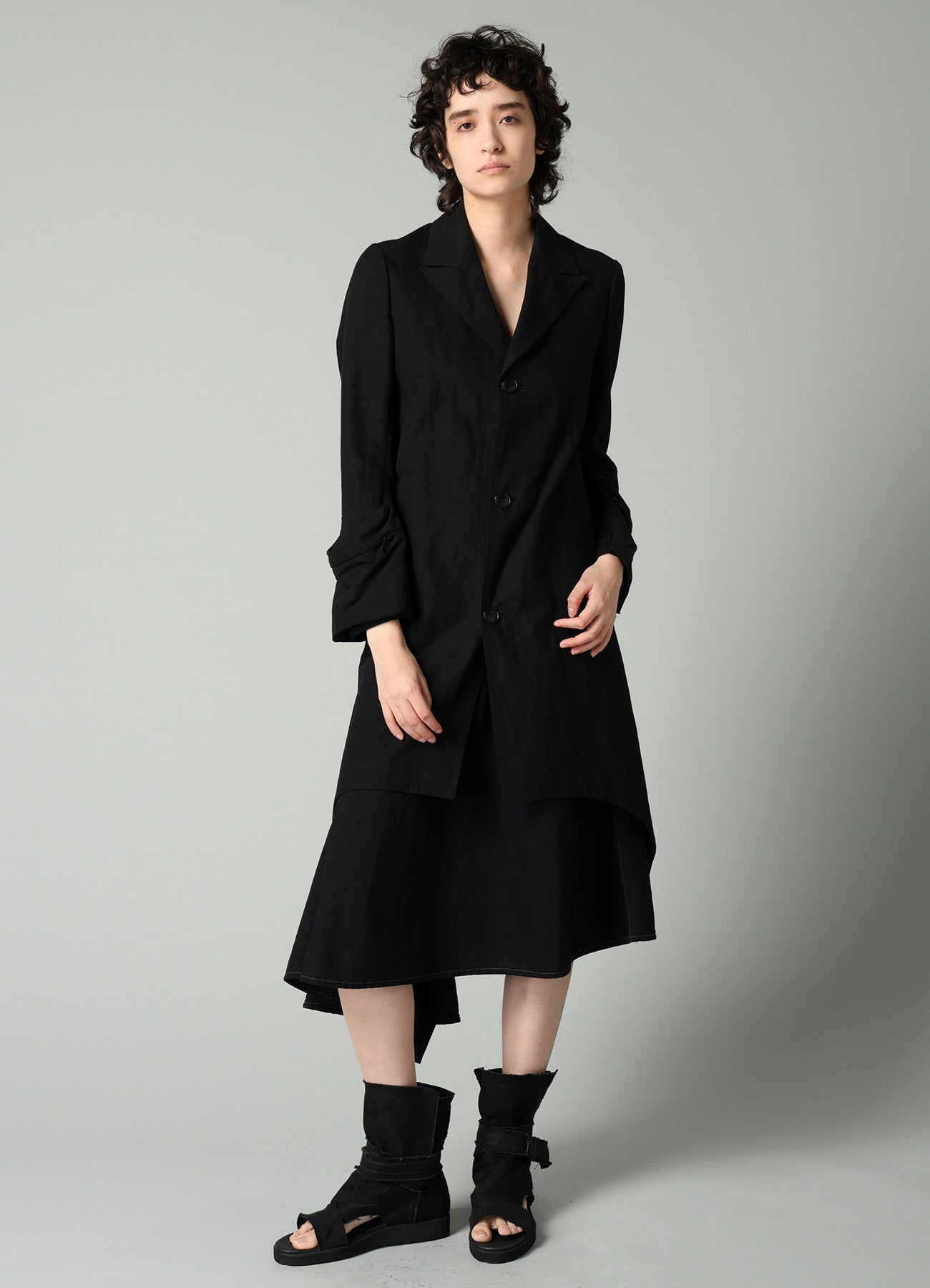C/Li POPLIN SLEEVE POCKET COAT