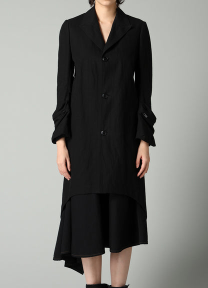 C/Li POPLIN SLEEVE POCKET COAT