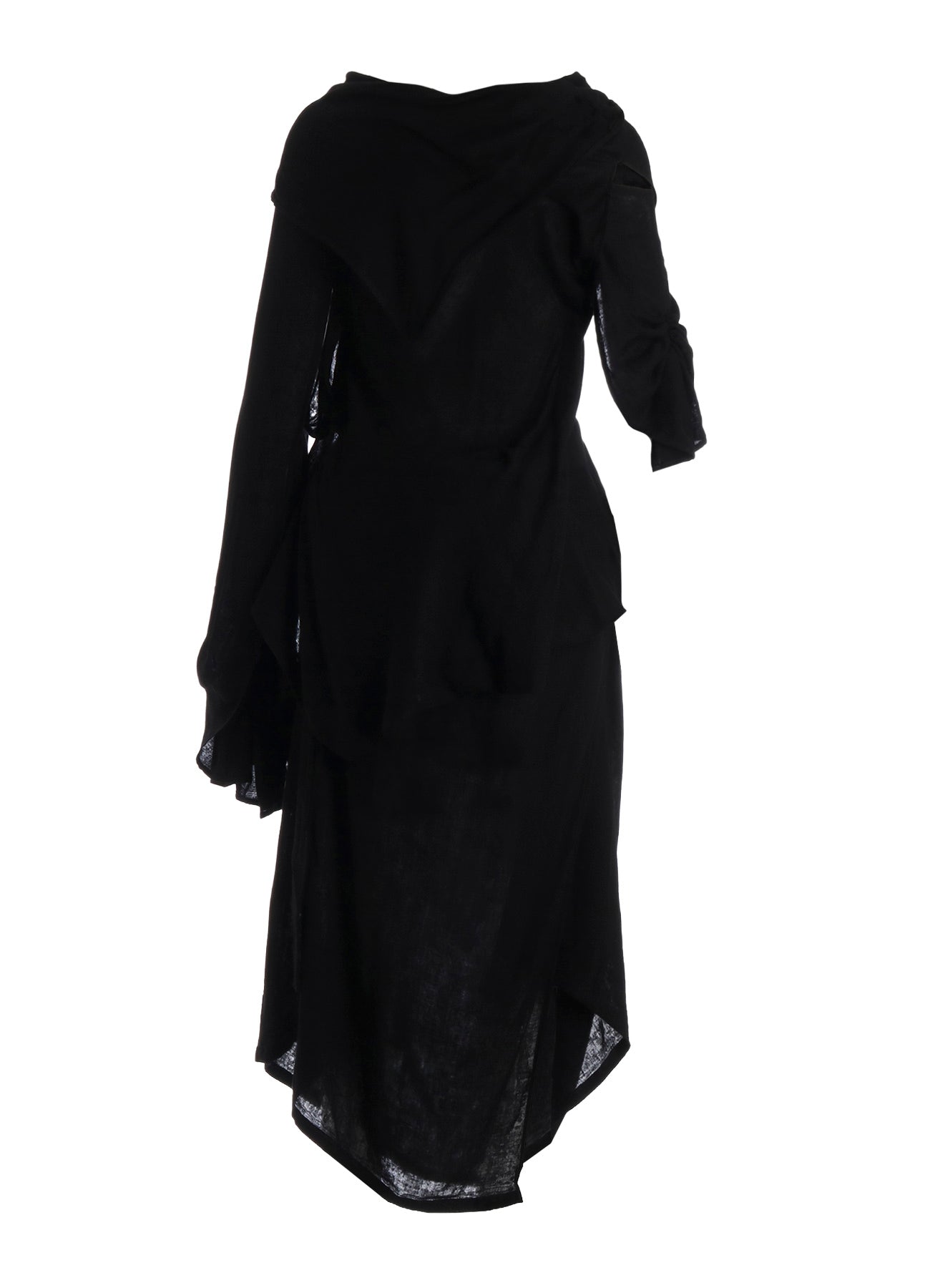 Ry DOUBLE LAYER GAUZE L LONG SLEEVE DRESS A