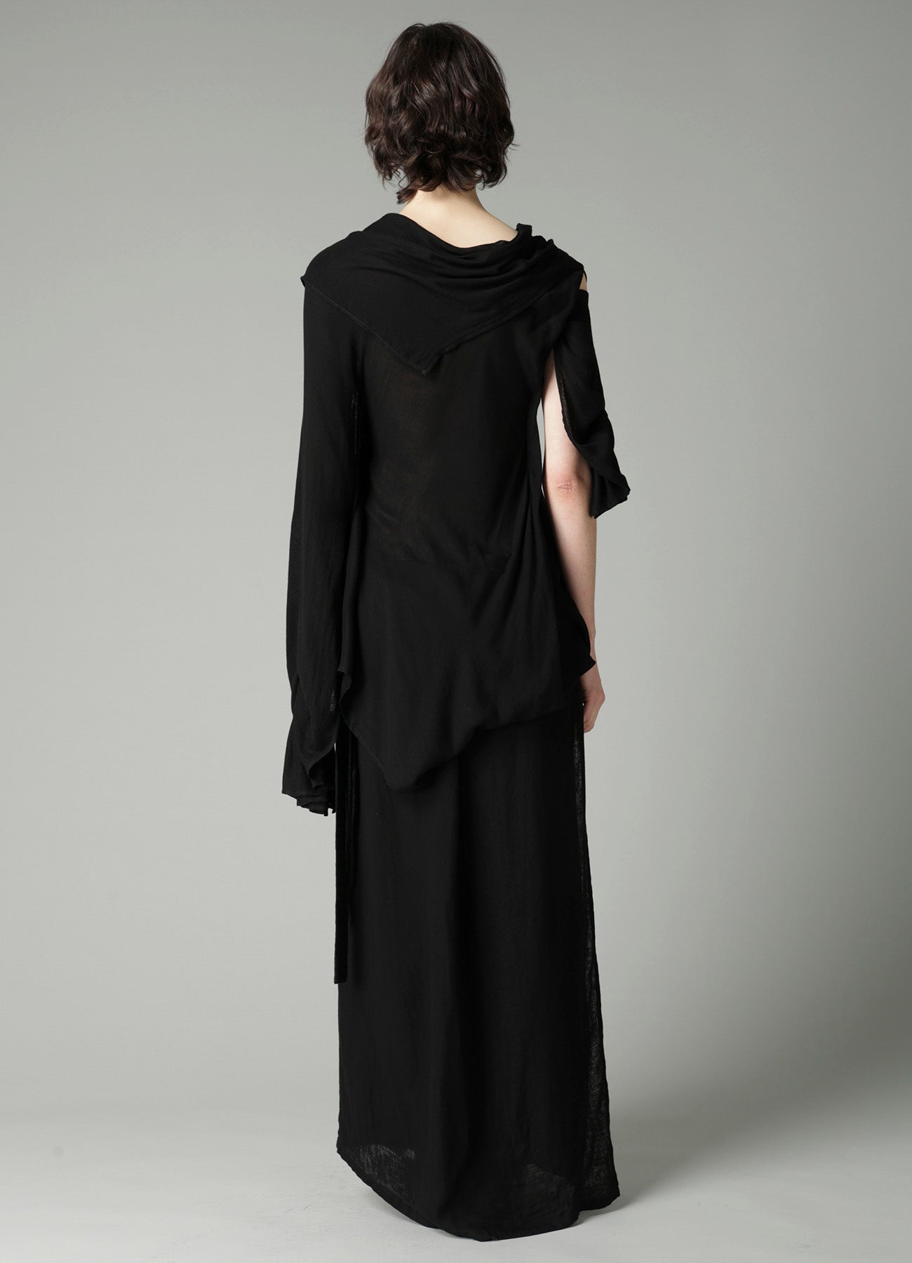gauze long sleeve dress Long Sleeve Tiered Gauze Dress
