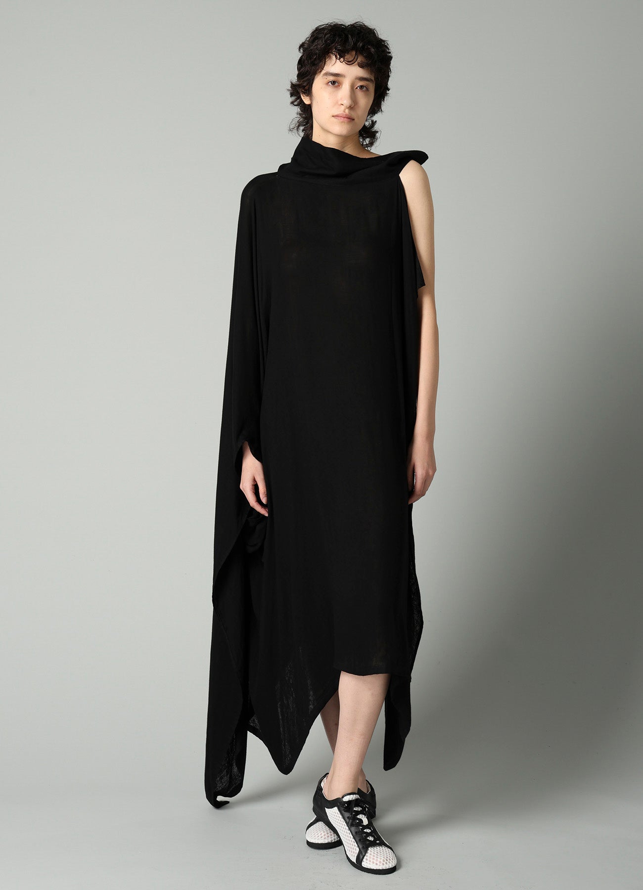 Ry DOUBLE LAYER GAUZE ASM O SHOULDER DRESS A