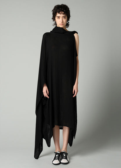 Ry DOUBLE LAYER GAUZE ASM O SHOULDER DRESS A