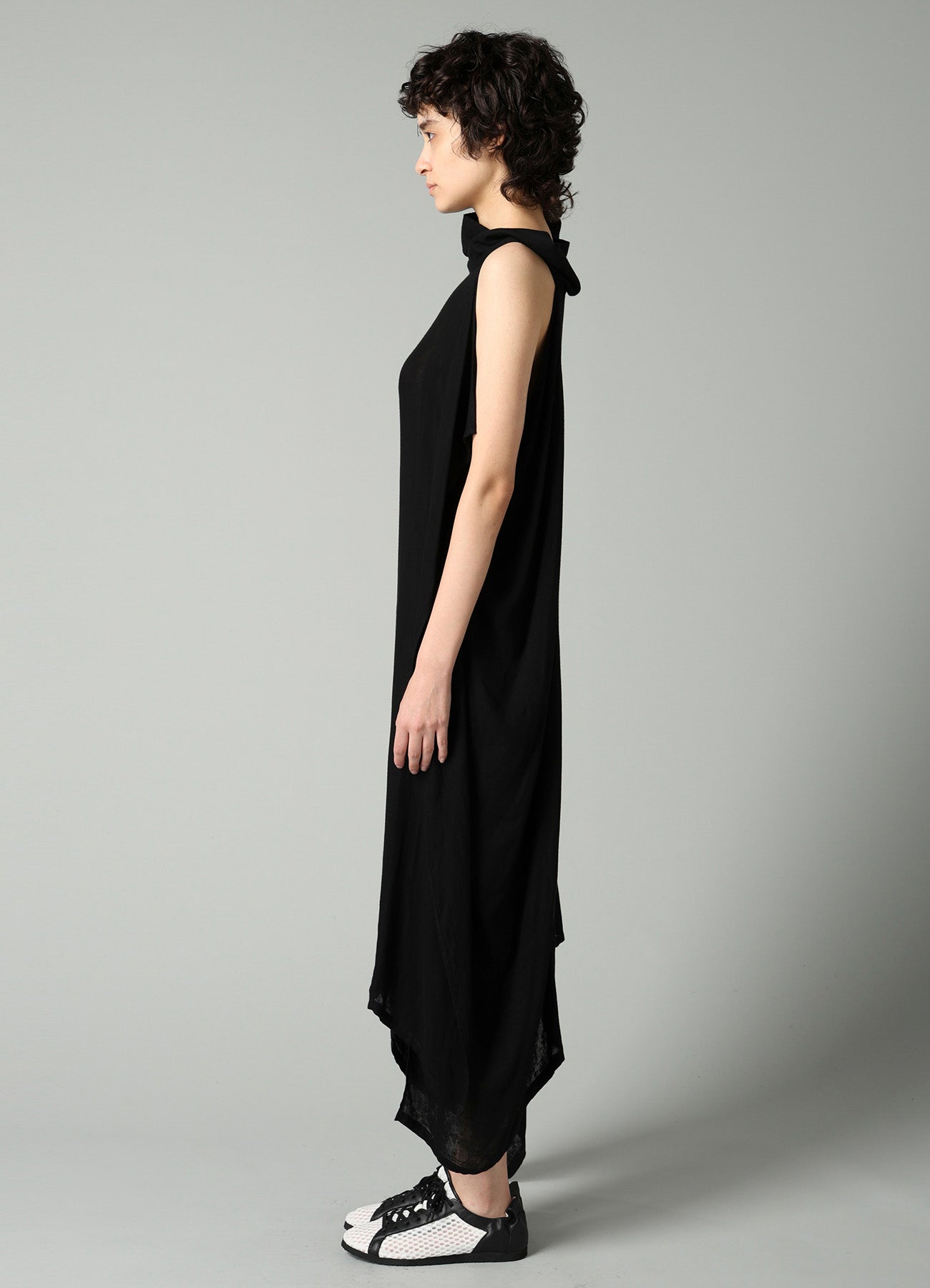 Ry DOUBLE LAYER GAUZE ASM O SHOULDER DRESS A