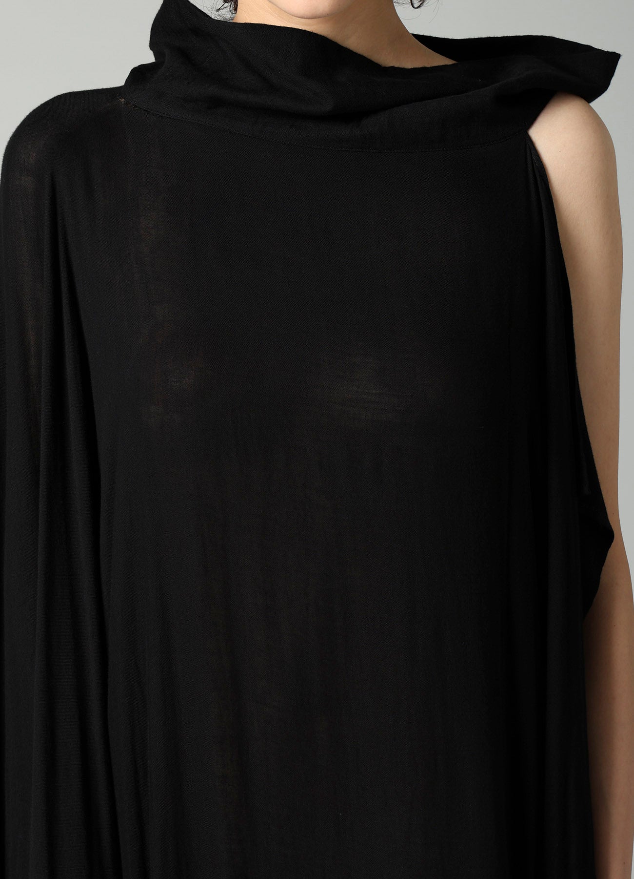 Ry DOUBLE LAYER GAUZE ASM O SHOULDER DRESS A