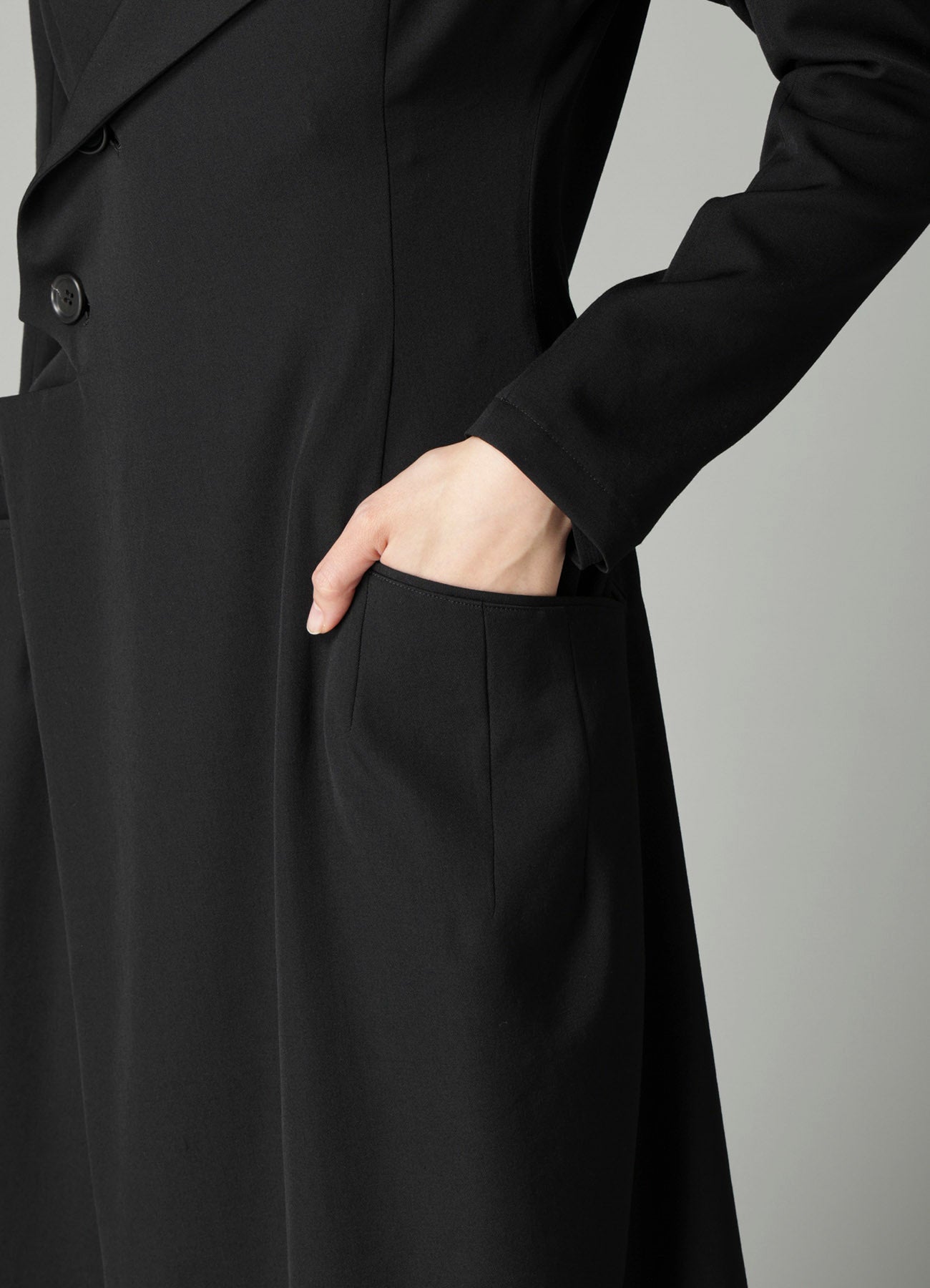 GABARDINE JACKET DRESS – THE SHOP YOHJI YAMAMOTO