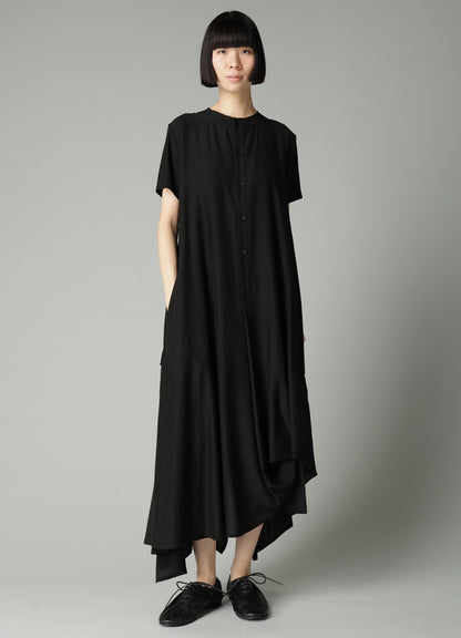 Ry/Si VOILE PANEL SHORT SLV DRESS