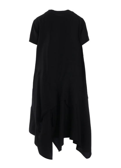 Ry/Si VOILE PANEL SHORT SLV DRESS