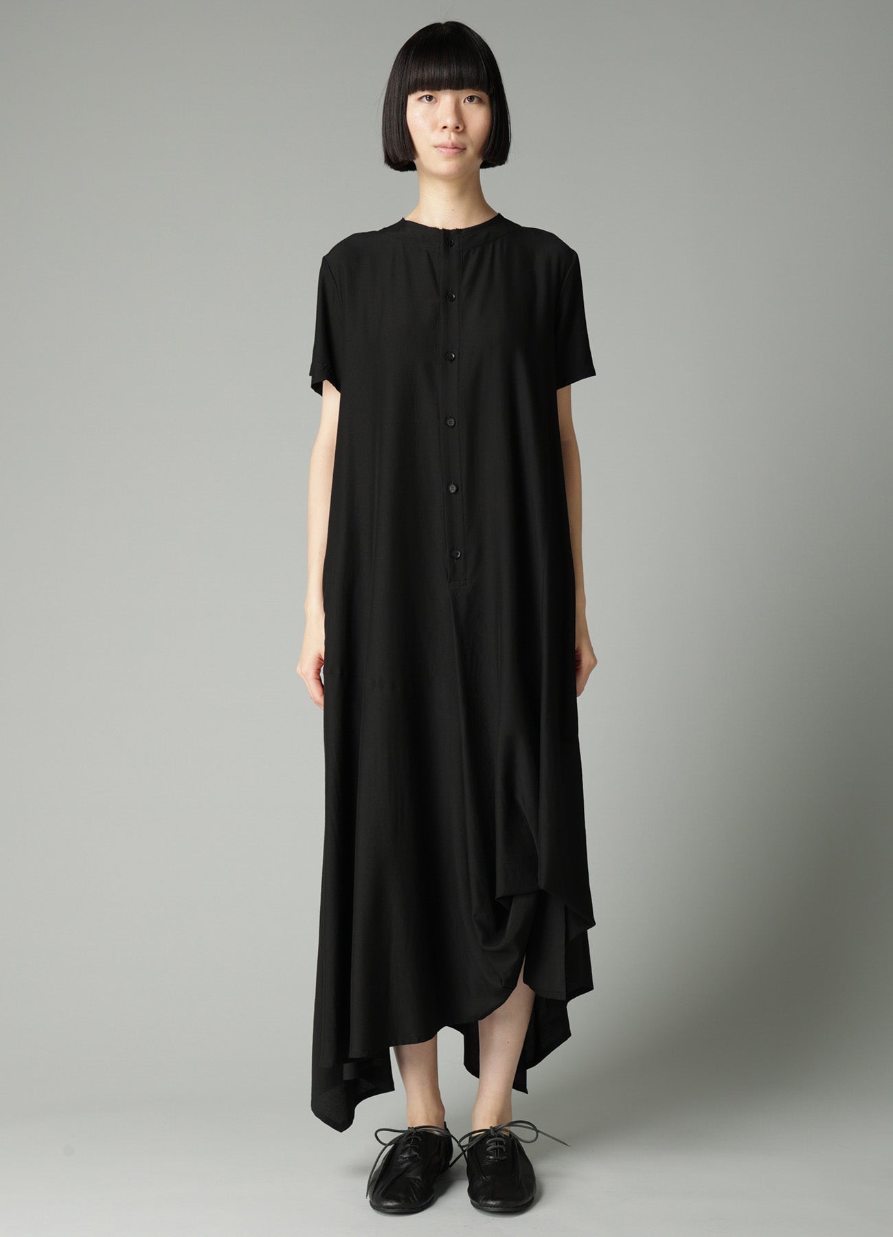 Ry/Si VOILE PANEL SHORT SLV DRESS