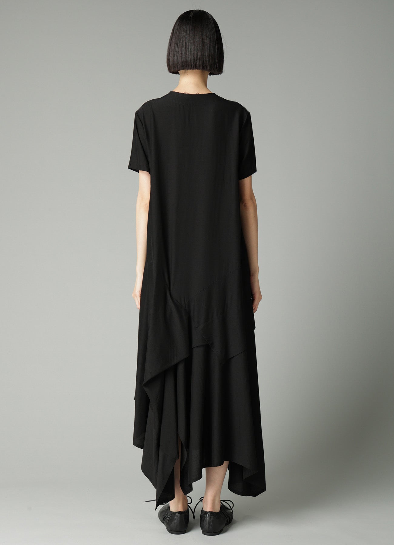 Ry/Si VOILE PANEL SHORT SLV DRESS