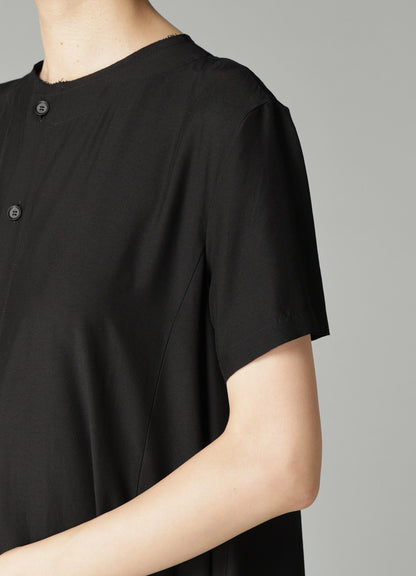 Ry/Si VOILE PANEL SHORT SLV DRESS