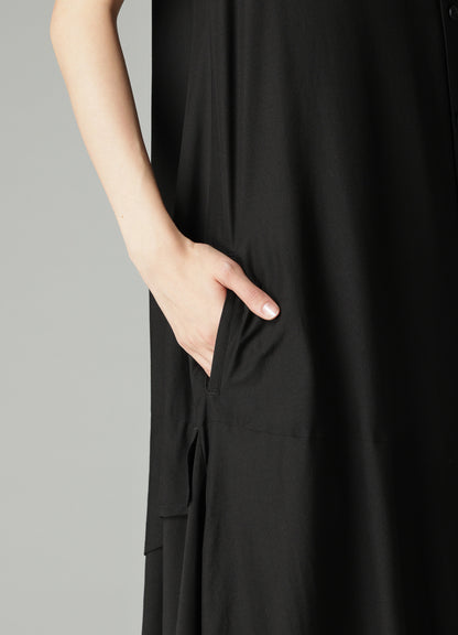 Ry/Si VOILE PANEL SHORT SLV DRESS