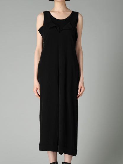 Ta/Pe CREPE DE CHINE JUMPSUIT DRESS