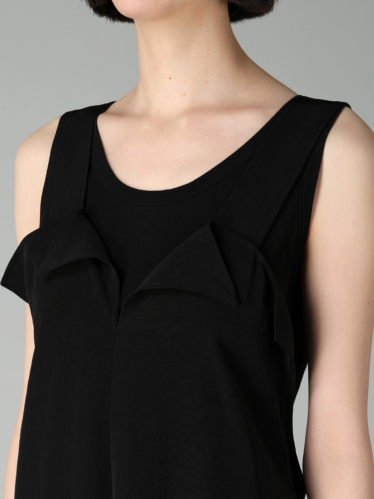 Ta/Pe CREPE DE CHINE JUMPSUIT DRESS