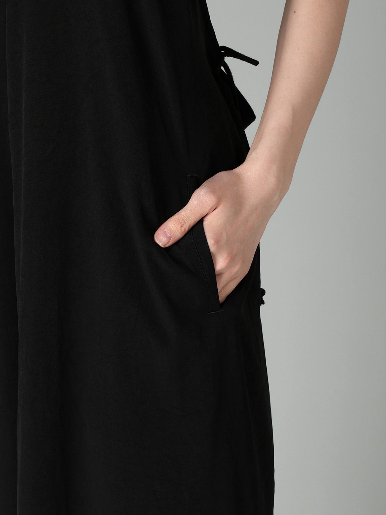 Ta/Pe CREPE DE CHINE JUMPSUIT DRESS