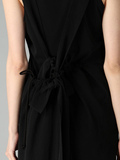 Ta/Pe CREPE DE CHINE JUMPSUIT DRESS