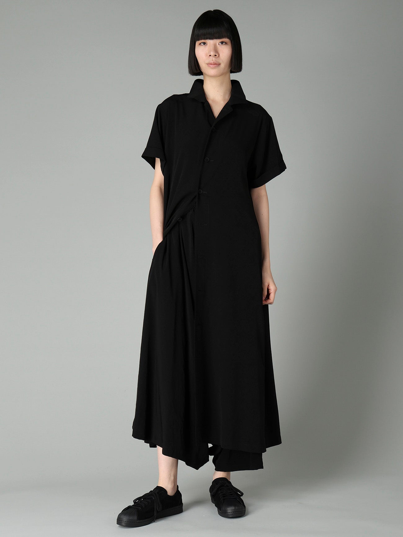Ta/Pe CREPE DE CHINE LONG DRESS