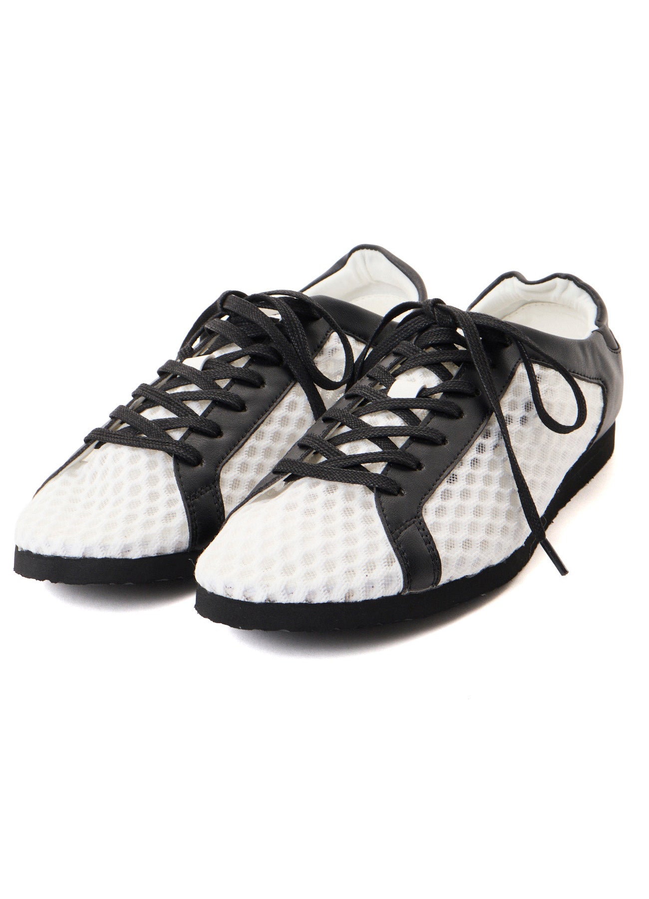 Pe Mesh Pu LEATHER LACE-UP LOW-CUT SHOES