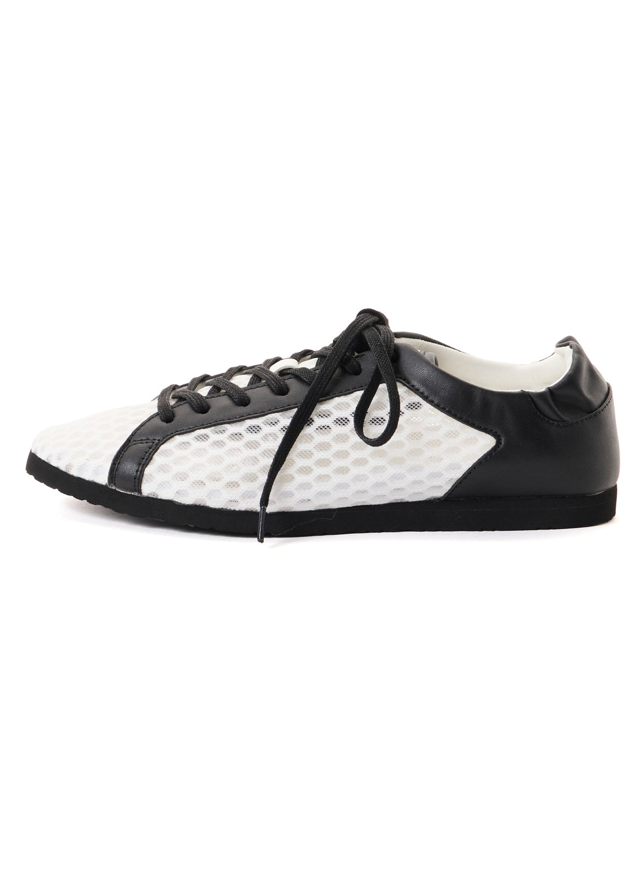 Pe Mesh Pu LEATHER LACE-UP LOW-CUT SHOES