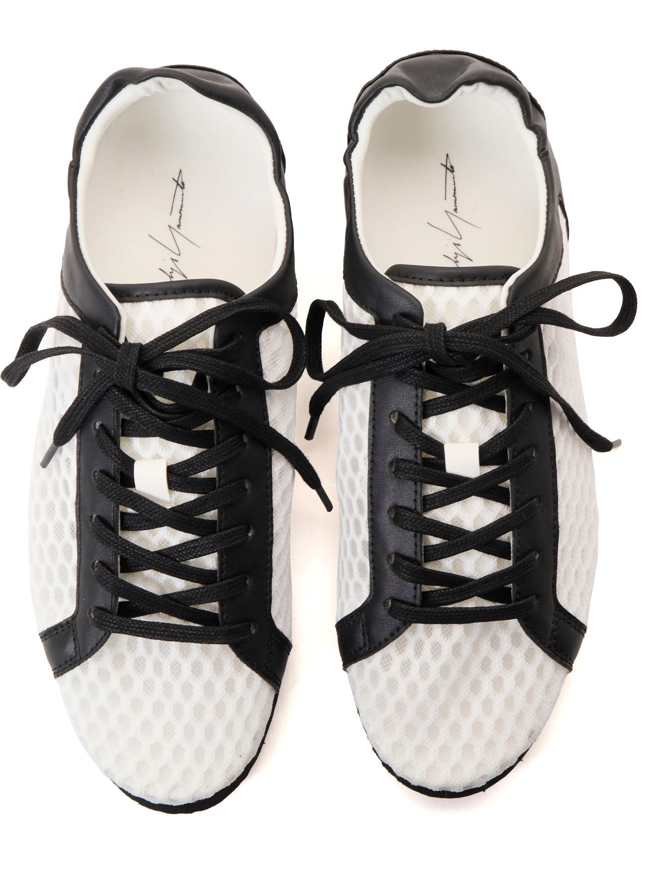 Pe Mesh Pu LEATHER LACE-UP LOW-CUT SHOES
