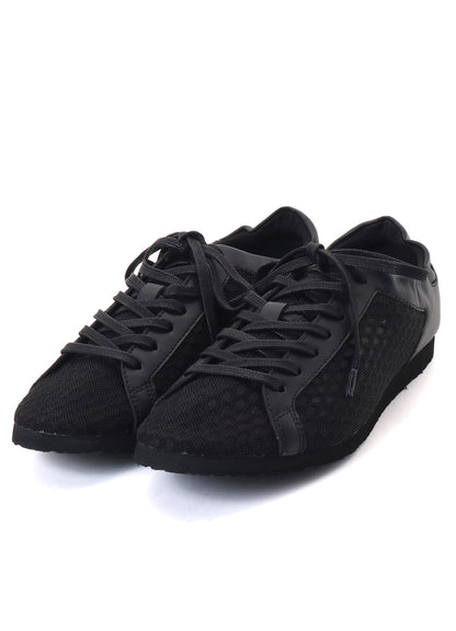 Pe Mesh Pu LEATHER LACE-UP LOW-CUT SHOES