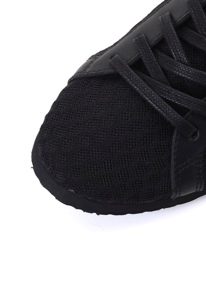 Pe Mesh Pu LEATHER LACE-UP LOW-CUT SHOES