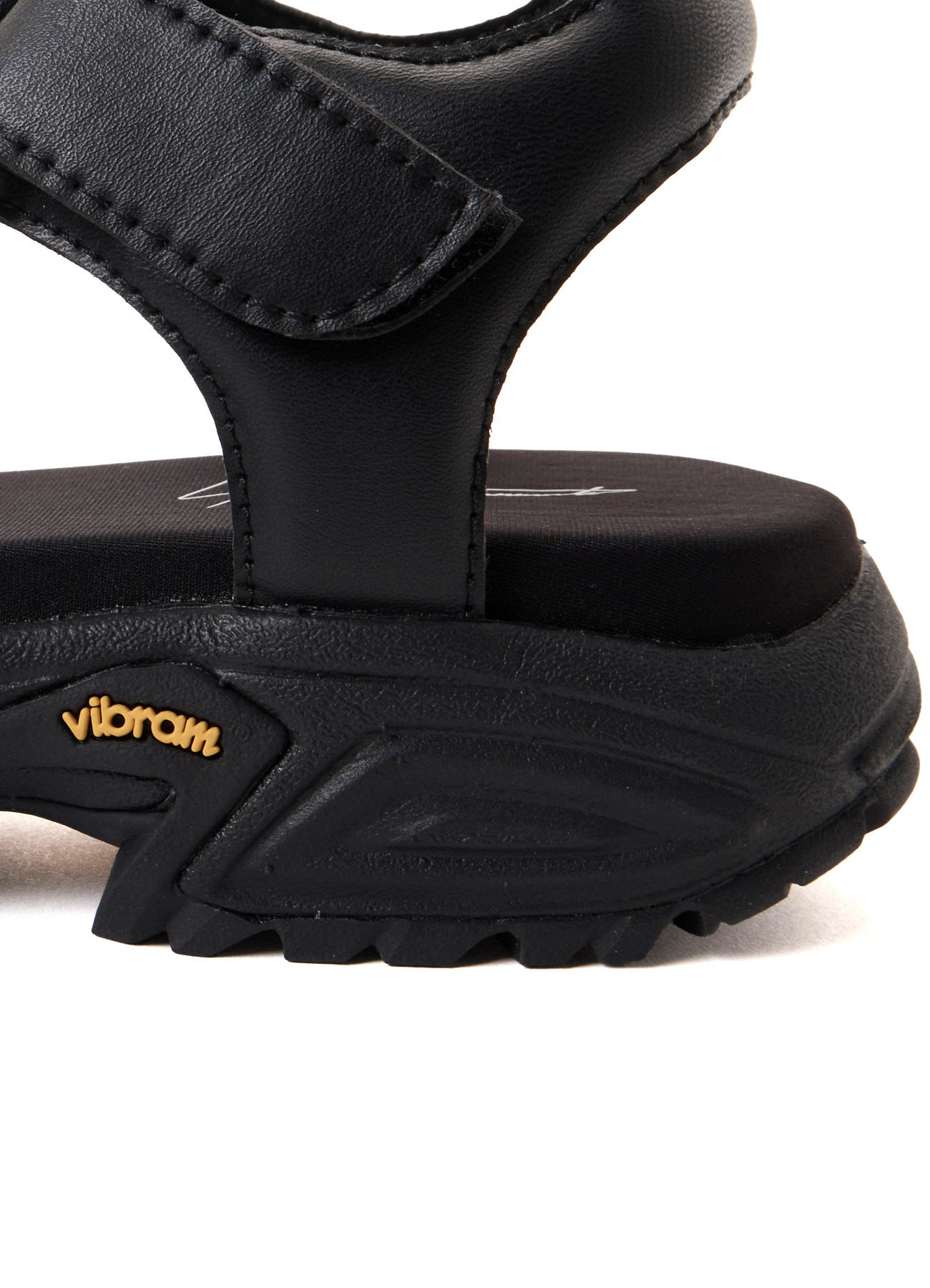 Pu LEATHER FRONT ZIP SANDALS