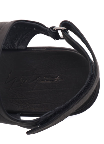 MATT OIL CALF BACK STRAP SANDALS