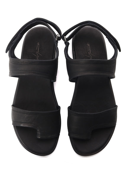 MATT OIL CALF BACK STRAP SANDALS