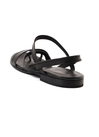 MATT OIL LEATHER BK STRAP SANDALS B