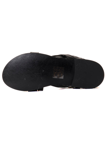 MATT OIL LEATHER BK STRAP SANDALS B