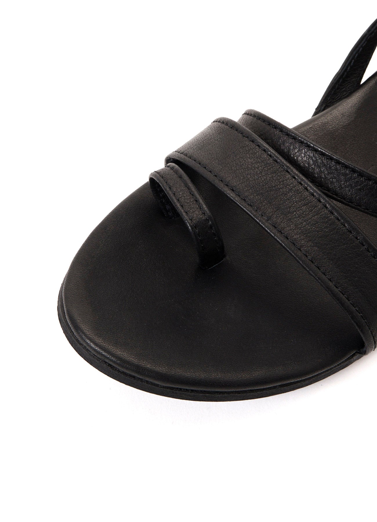 MATT OIL LEATHER BK STRAP SANDALS B