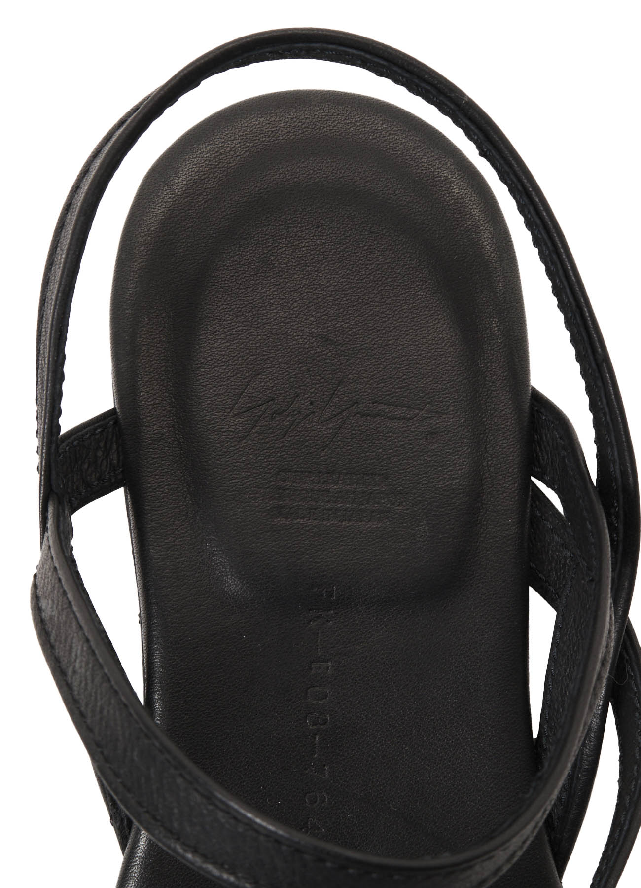 MATT OIL LEATHER BK STRAP SANDALS B