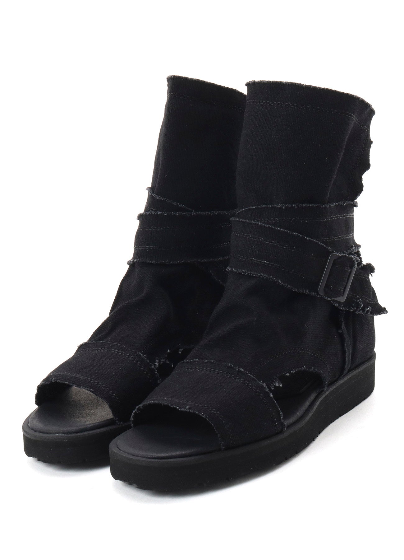 12OZ BIO DENIM OPEN TOE BOOTS – THE SHOP YOHJI YAMAMOTO