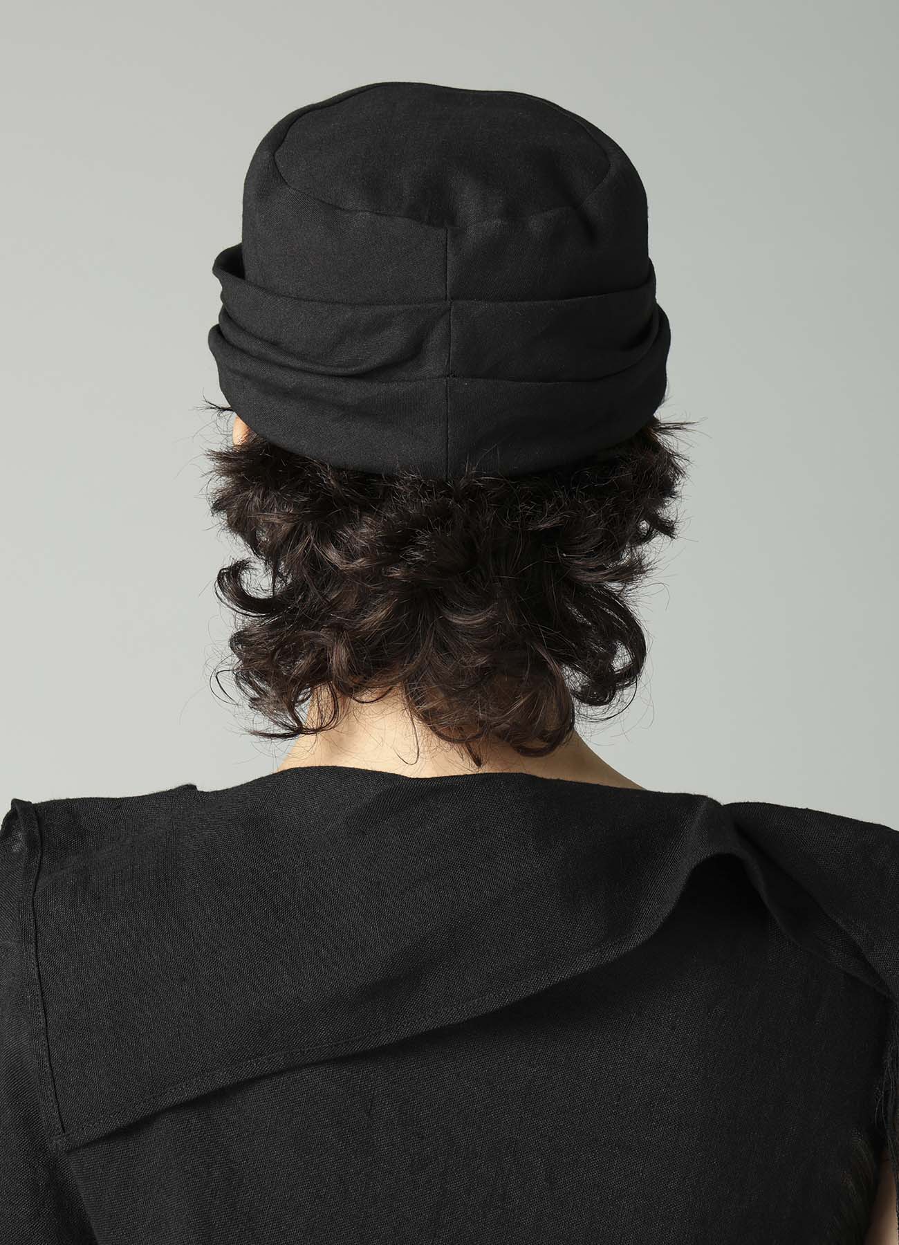 PAPER LINEN CLOTH DRAPED CAP
