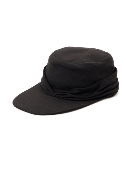 PAPER LINEN CLOTH DRAPED CAP