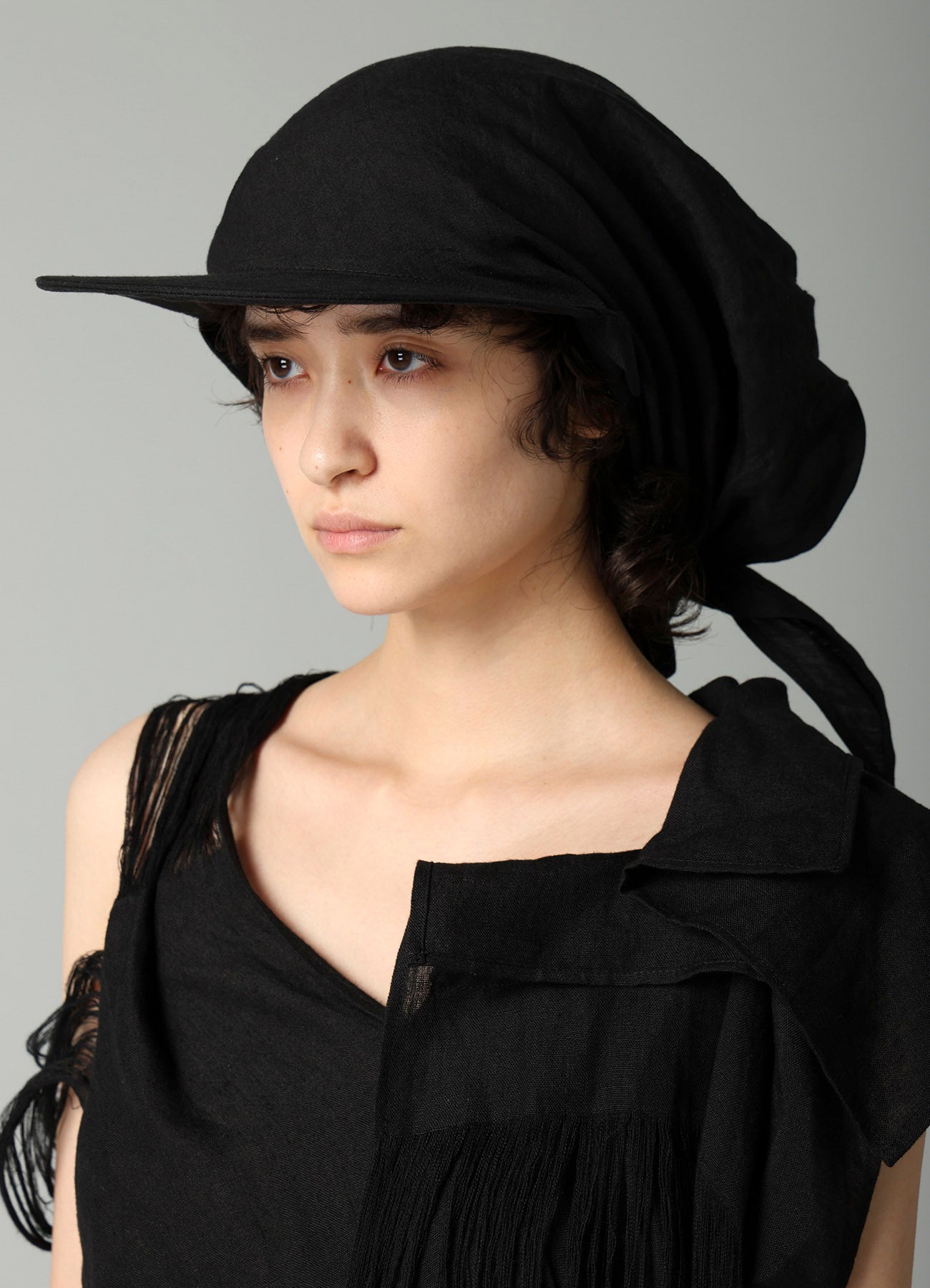 HIGH D LINEN BANDANA CAP – THE SHOP YOHJI YAMAMOTO