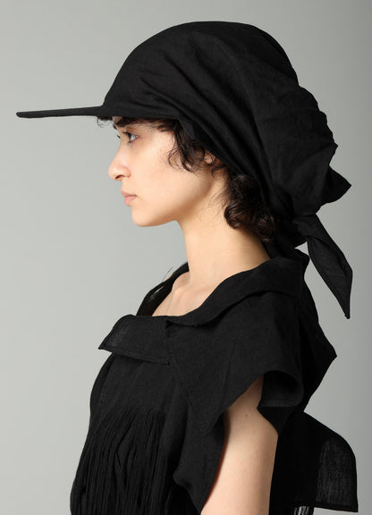 HIGH D LINEN BANDANA CAP