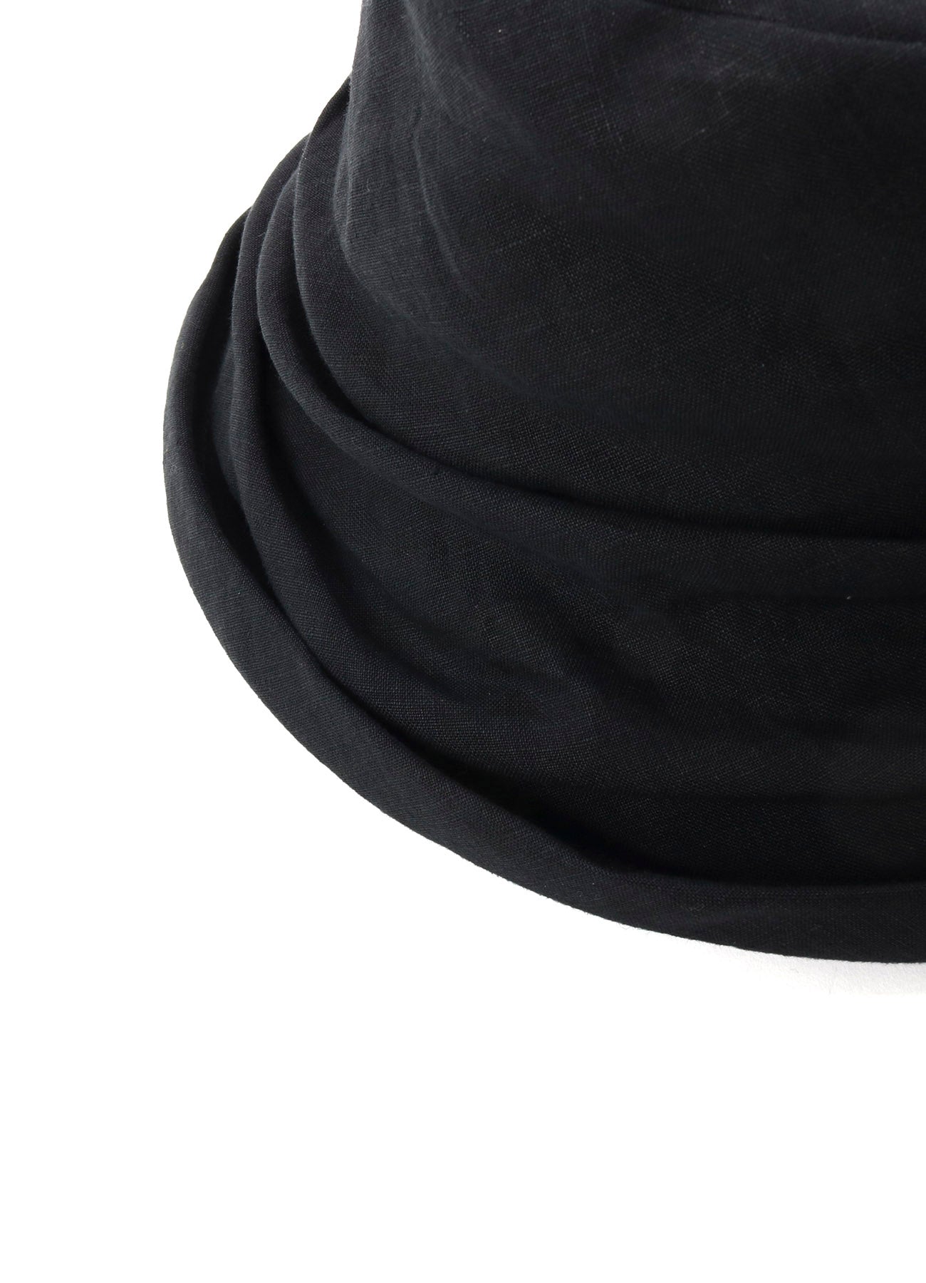LINEN DRAPED BUCKET HAT