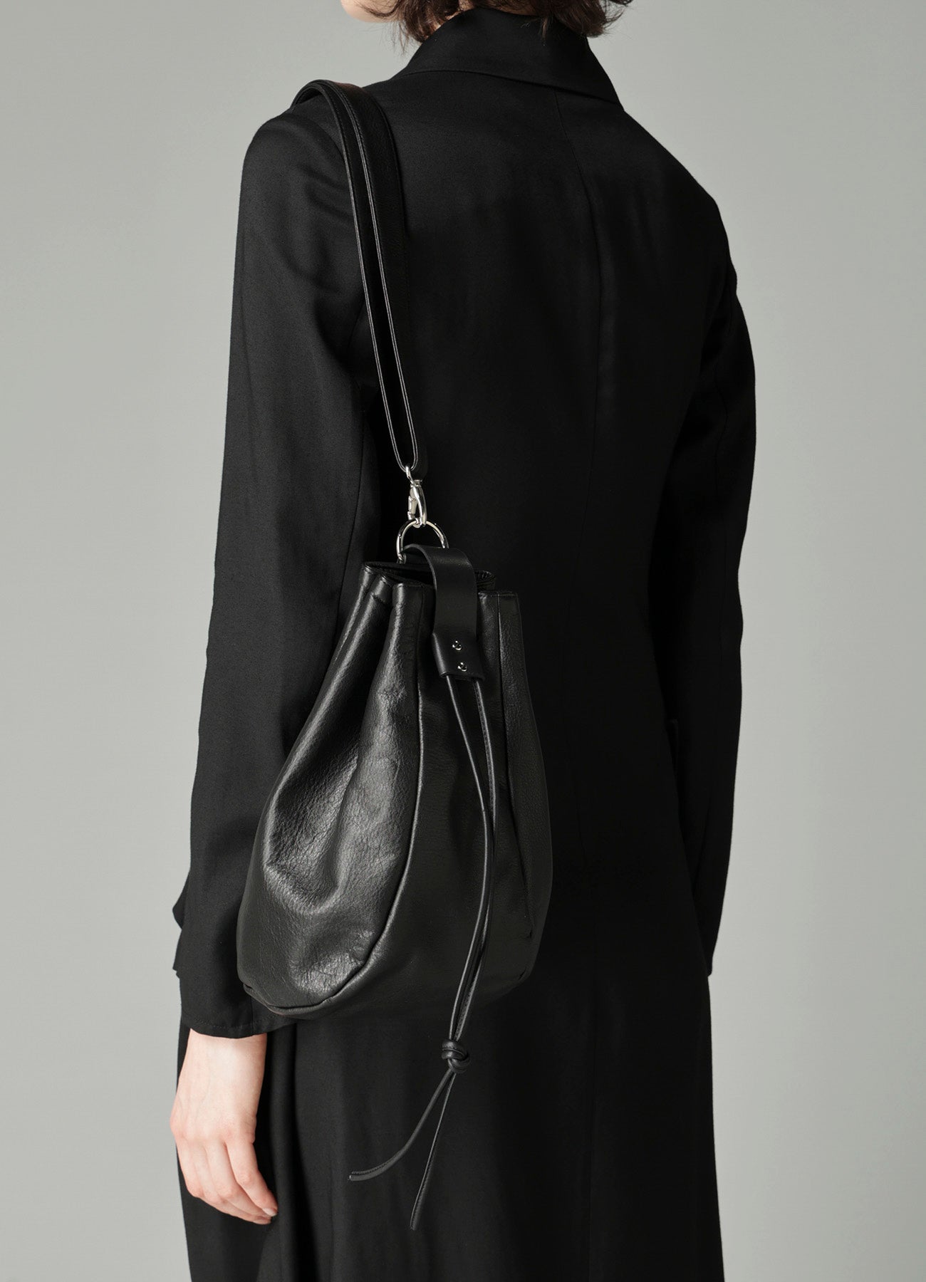 SOFT GRAINED LEATHER MINI SLING BAG