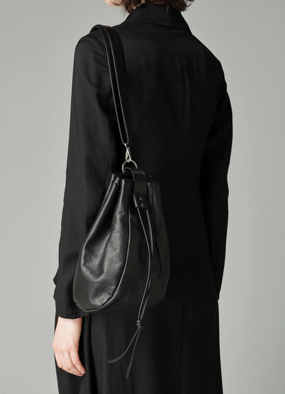 SOFT GRAINED LEATHER MINI SLING BAG