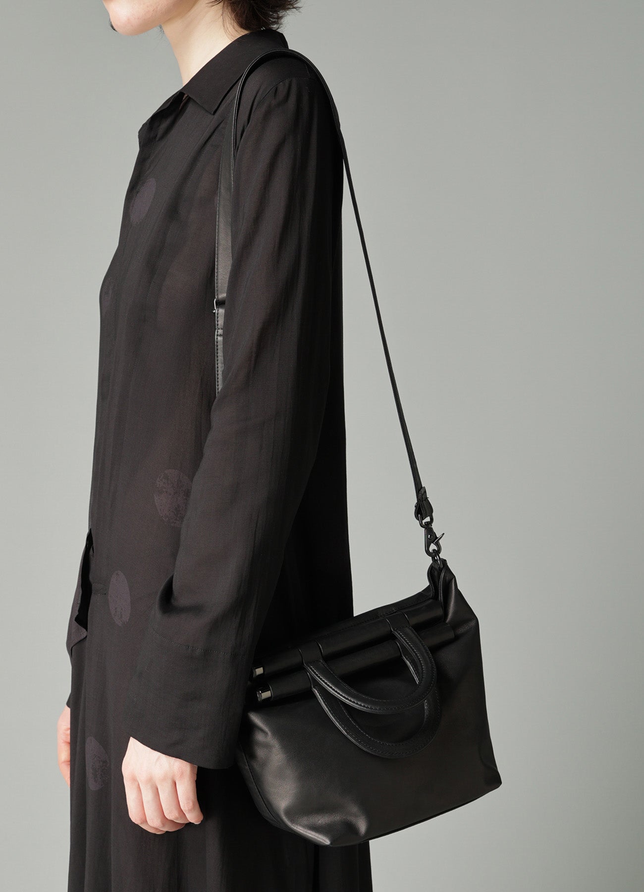 SOFT SMOOTH OIL LEATHER DUAL-USE LUNCH BAG