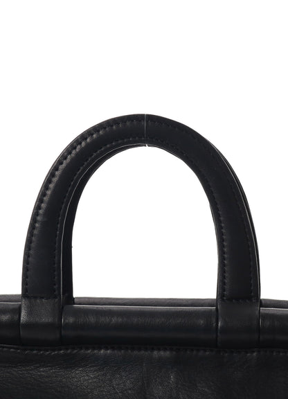 SOFT SMOOTH OIL LEATHER DUAL-USE LUNCH BAG