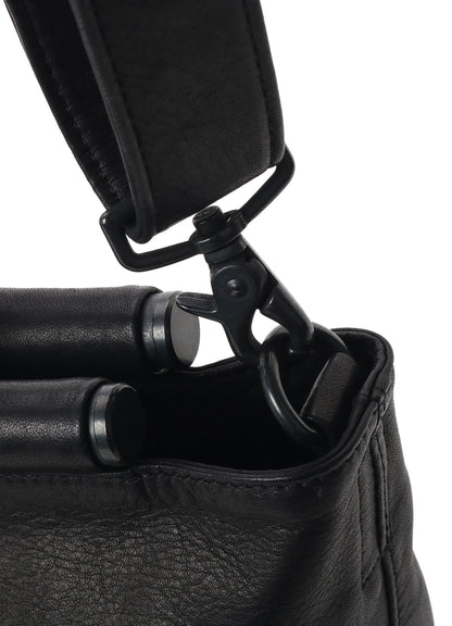 SOFT SMOOTH OIL LEATHER DUAL-USE LUNCH BAG