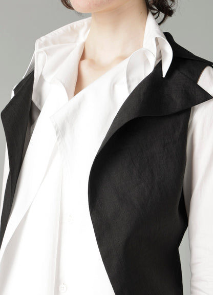 Ra LAWN SLEEVELESS JACKET