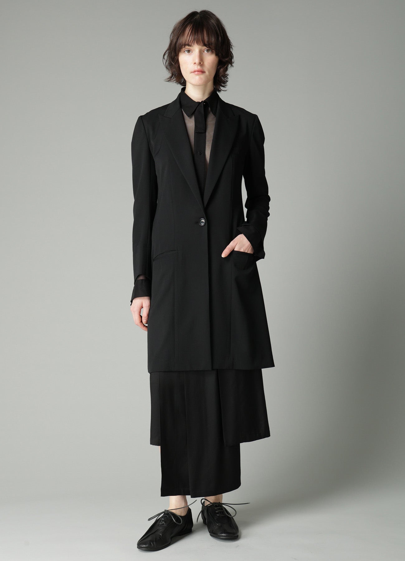 MISSION DISTRICT　Gabardine Jacket ギャバジャン GABARDINE B TRIANGLE POINT JACKET – THE SHOP YOHJI YAMAMOTO