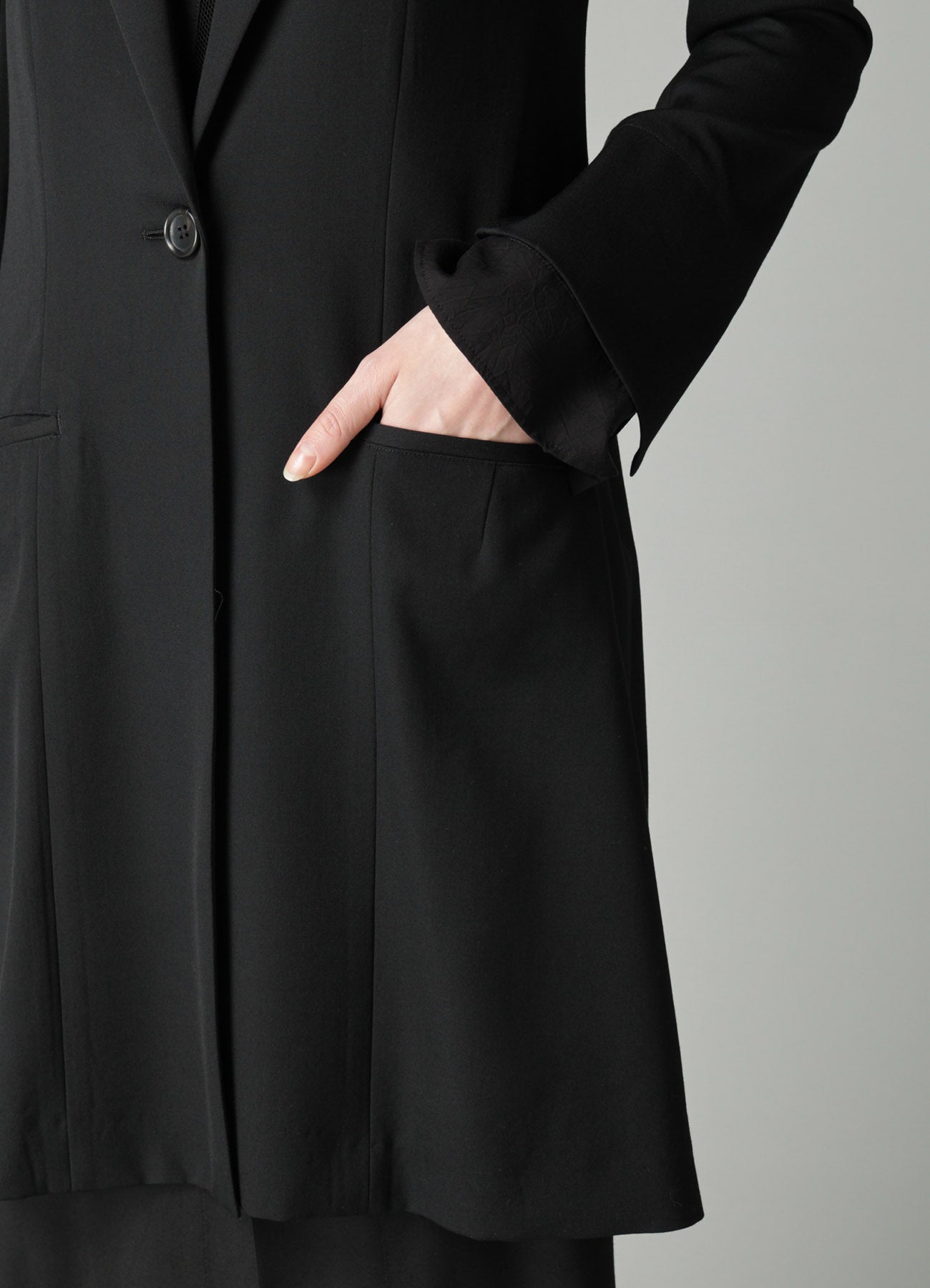 GABARDINE B TRIANGLE POINT JACKET – THE SHOP YOHJI YAMAMOTO